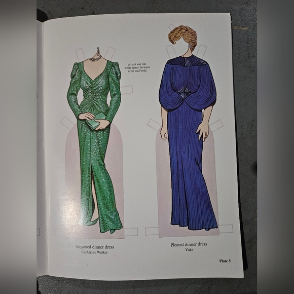 Princess Diana paper doll book - Picture 7 of 8